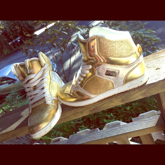 Pastry Shoes Pastry Gold High Tops Poshmark